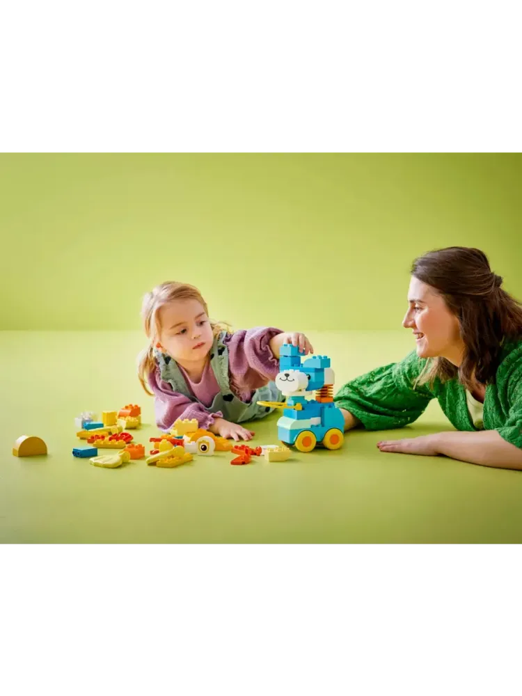 Конструктор DUPLO 10448 Животные на колёсах 3 в 1