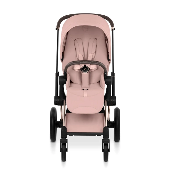 Детская коляска Cybex Priam V Style 2 в 1 Peach Pink на шасси Rosegold