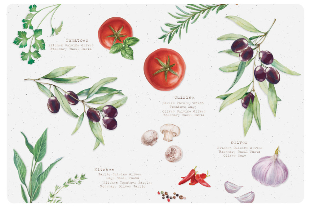 Салфетка под горячее 30х45см Easy Life Домашняя кухня