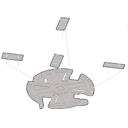 Режущий диск GE 420/450, GB 460 в сборе