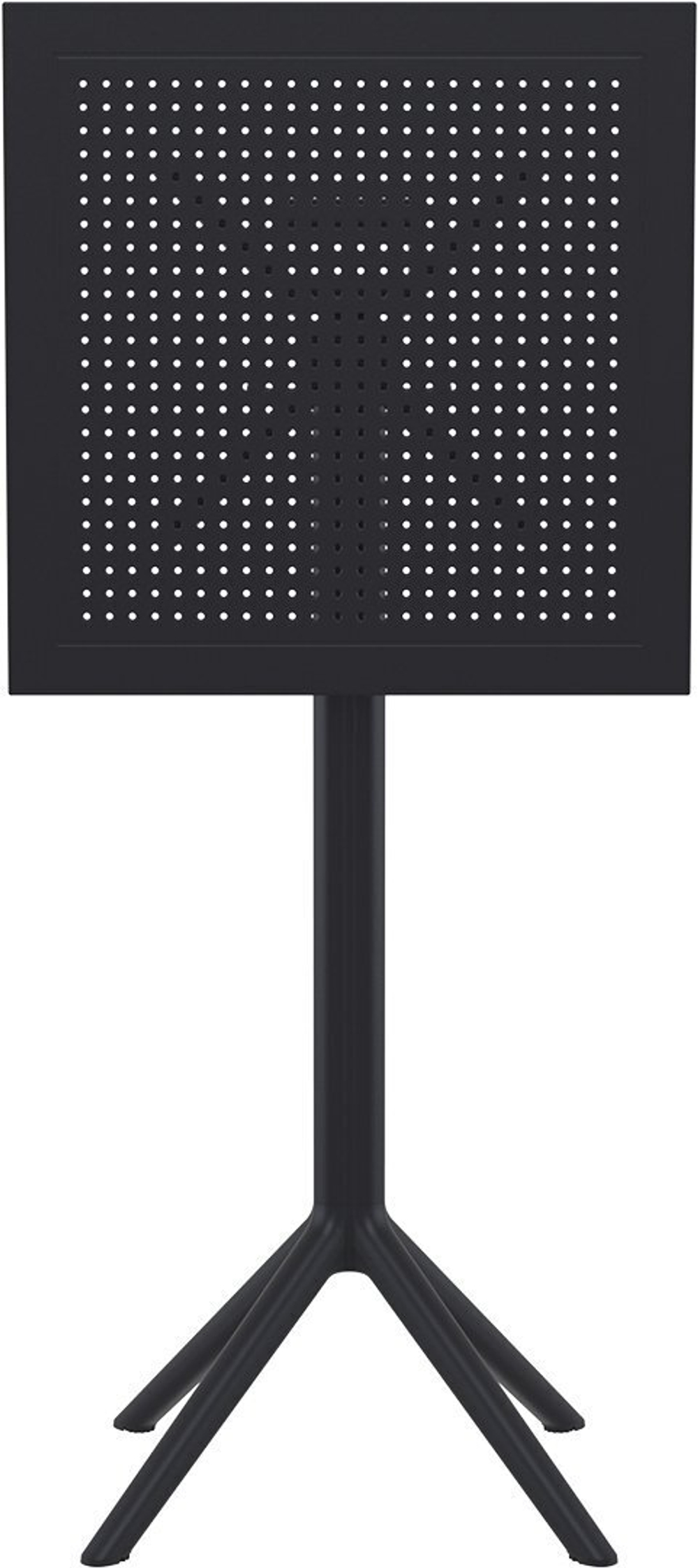 Стол пластиковый барный складной Siesta Contract Sky Folding Bar Table 60, черный