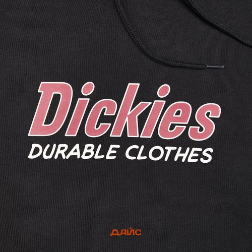 Толстовка мужская Dickies Williston Hoodie Black артикул:DK0A87NOBLK1 - купить в магазине Дайс