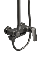 Душевая система BelBagno Due DUE-VSCM-GM оружейная сталь