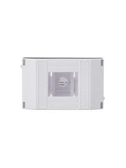 Корпус навесной ЩРН-П-2/4 12.5х7.8х5.8 2-4мод. IP30 пластик. бел. DEKraft 31031DEK