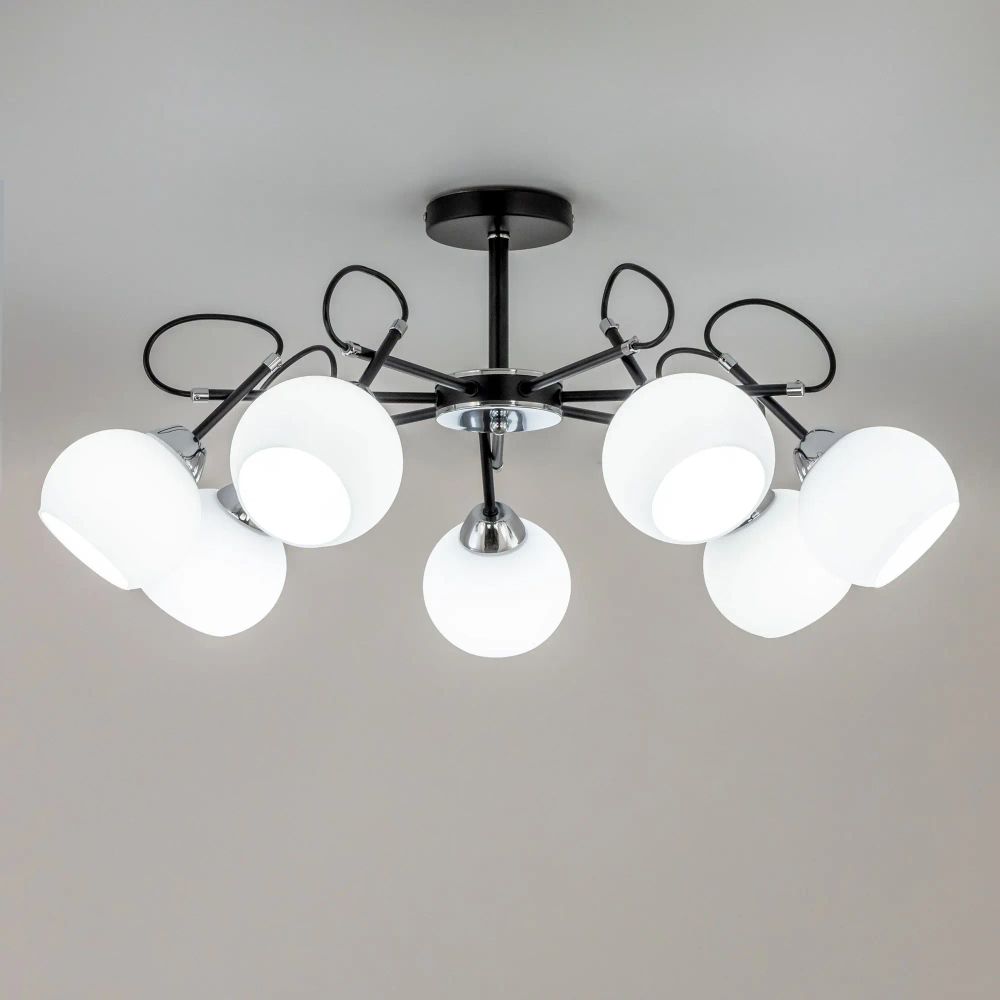 Citilux Стивен CL141271 Люстра потолочная Чёрная