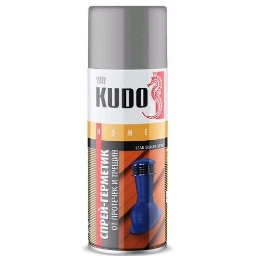 Герметик спрей  KUDO от протечек и трещин черный  520мл / KU-H302