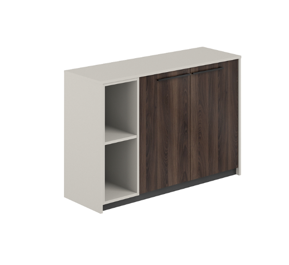 Шкаф низкий со стеллажом RF.324.PG.DA.PG REEF (РИФФ)