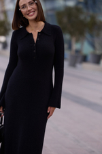 платье макси в черном цвете. На рост от 175 см