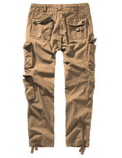 Brandit PURE SLIM FIT PANTS beige