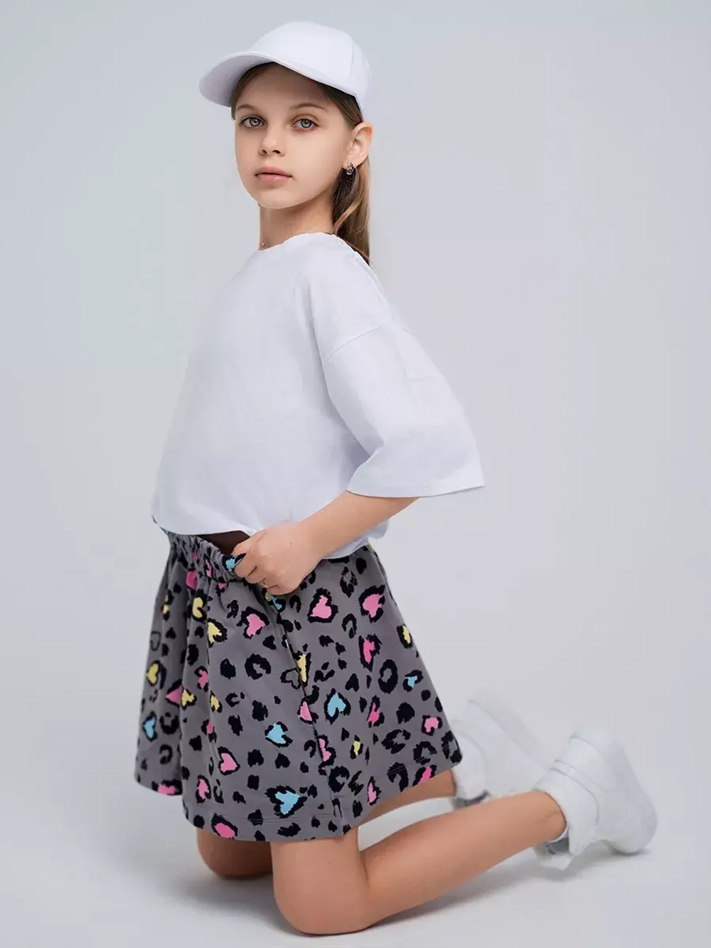 Шорты юбка спортивные детские в сад