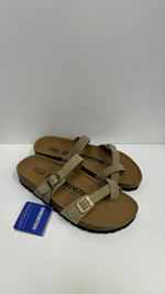 Шлепанцы Birkenstock светло коричневые
