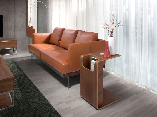 Угловой столик 2110/TT1355 из орехового дерева