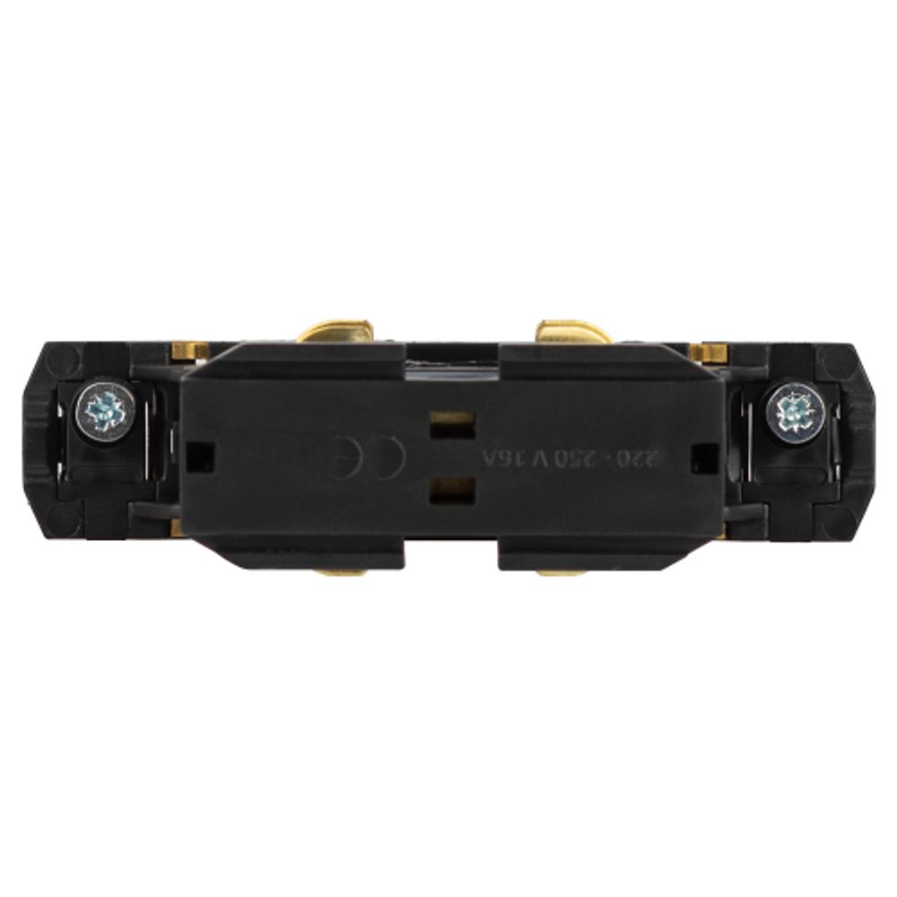 Коннектор для трехфазного шинопровода ЭРА STR-30-B-CN-I типа I прямой внутренний черный