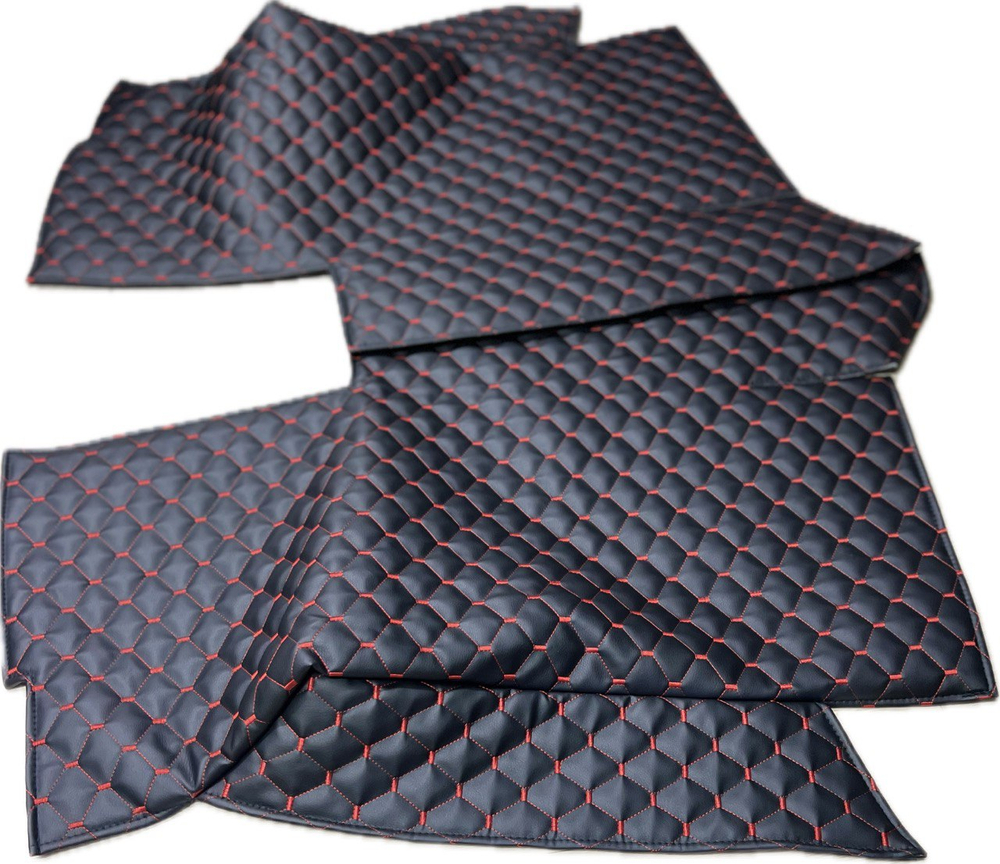 Коврики (утеплитель) под сиденья УАЗ 452 Буханка (красная нить Рубин)