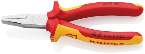 Плоскогубцы с гладкими губками хромированные 160 мм 2006160