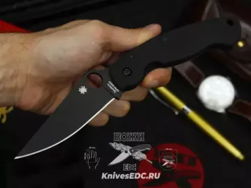 Складной нож Spyderco Military C36GPBK c клинком из стали CPM-S30V, рукоять G10