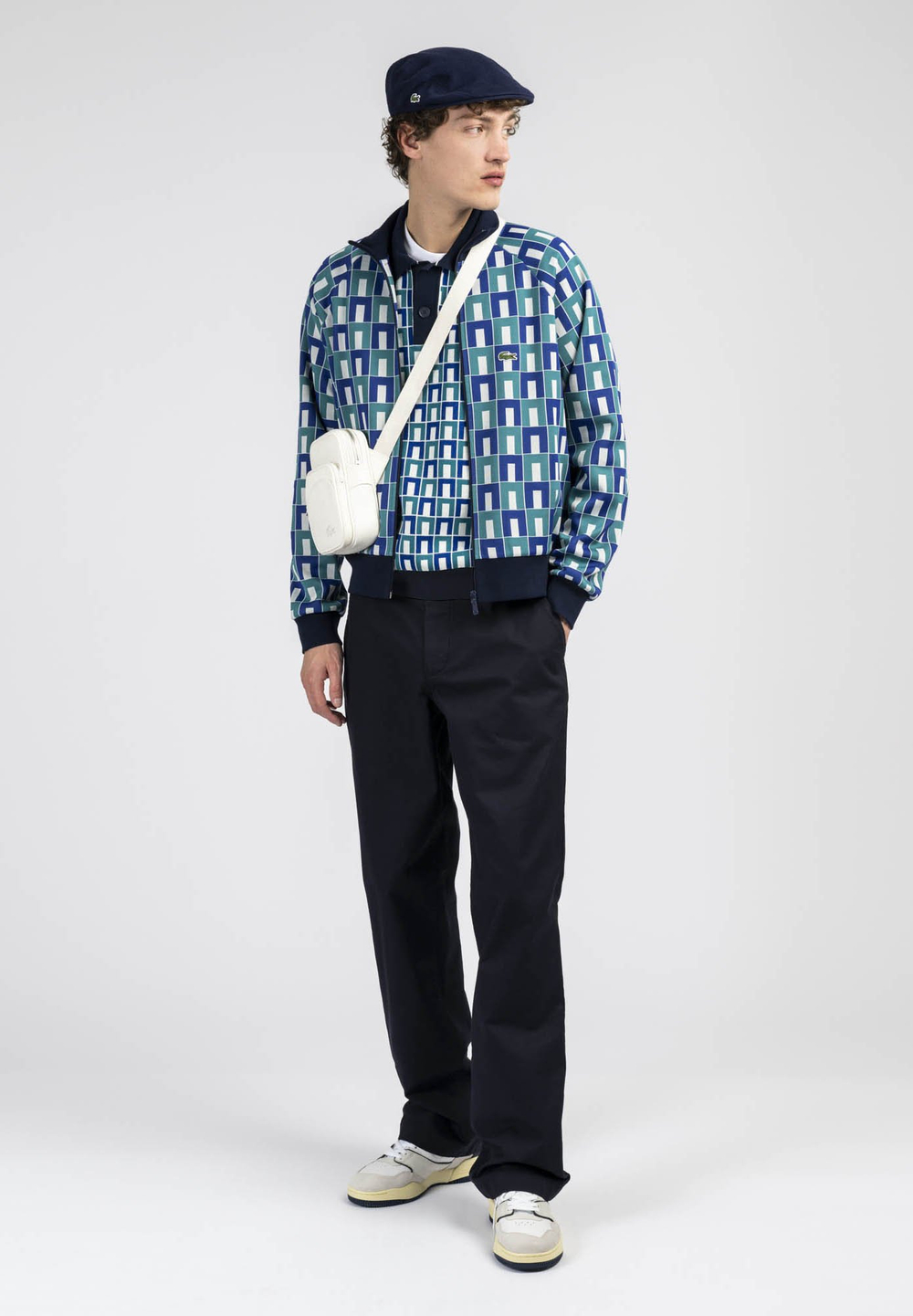 Lacoste ANGY UNISEX - Сумка через плечо - Молочный
