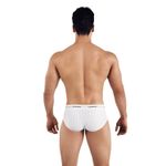 Мужские брифы белые Clever ALASKA PIPING BRIEF 032401