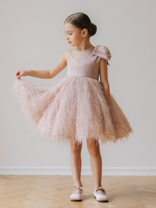 Платье "Мелания", Пудровый