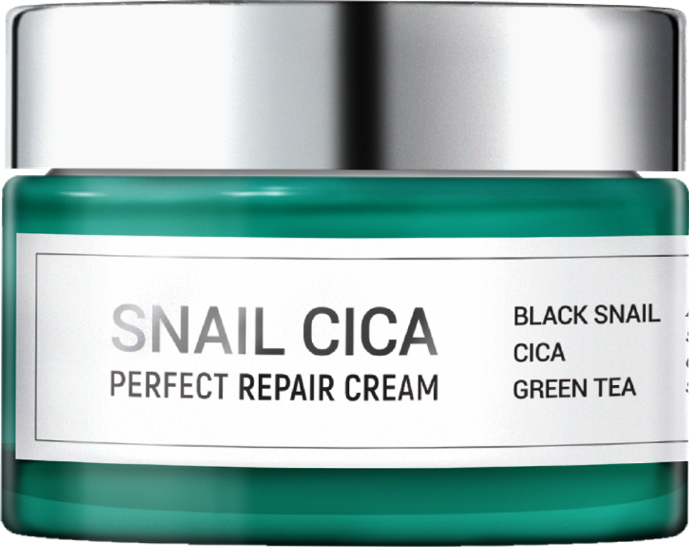 [Esthetic House] Snail Cica Perfect Repair Cream - Крем для лица муцин улитки/центелла, 50 мл