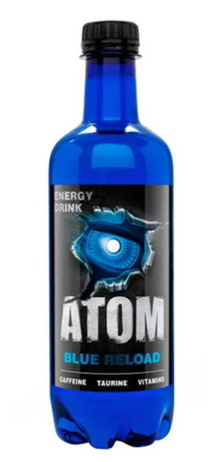 Энергетический напиток "Атом" Blue Reload 0,5л. Дарида