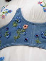 Корсет джинсовый PROVENCE, голубой