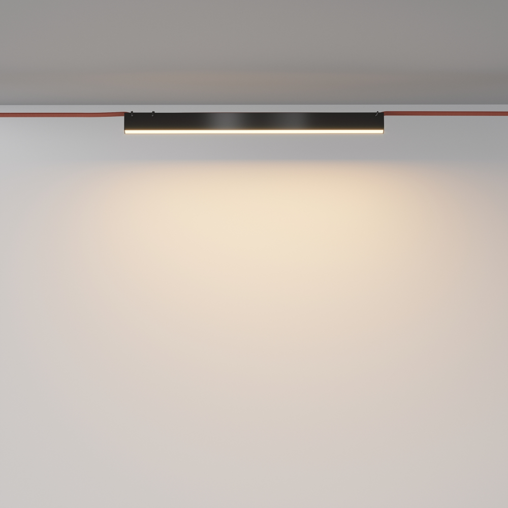 Трековый светодиодный светильник Maytoni Basis TR129B-24W3K-B