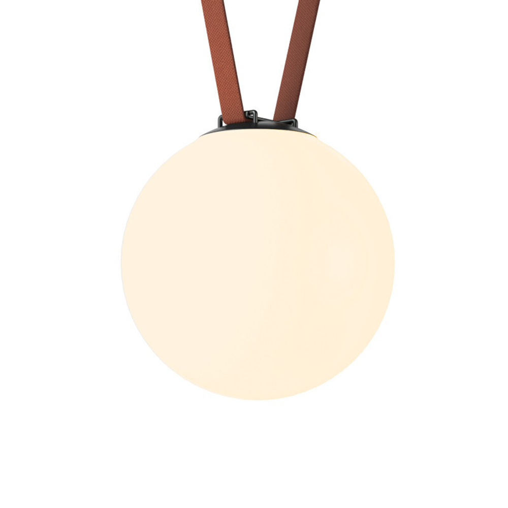DK5555-BK Cветильник для трека-ремня Belty, серия Orb, со светодиодом, D230*H236мм, 48V DC, 15W, RA90, 120°, 3000K, IP20, черный, акрил