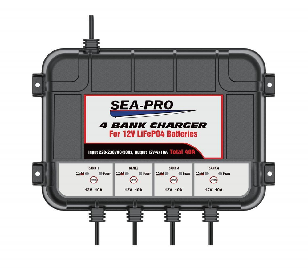 Зарядное устройство SEA-PRO ТЕ4-0274 (4х12В LiFePo4)