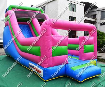 Детский надувной батут "Гламурный"