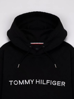 Худи Tommy Hilfiger Embroidered Tommy Icon Logo Black