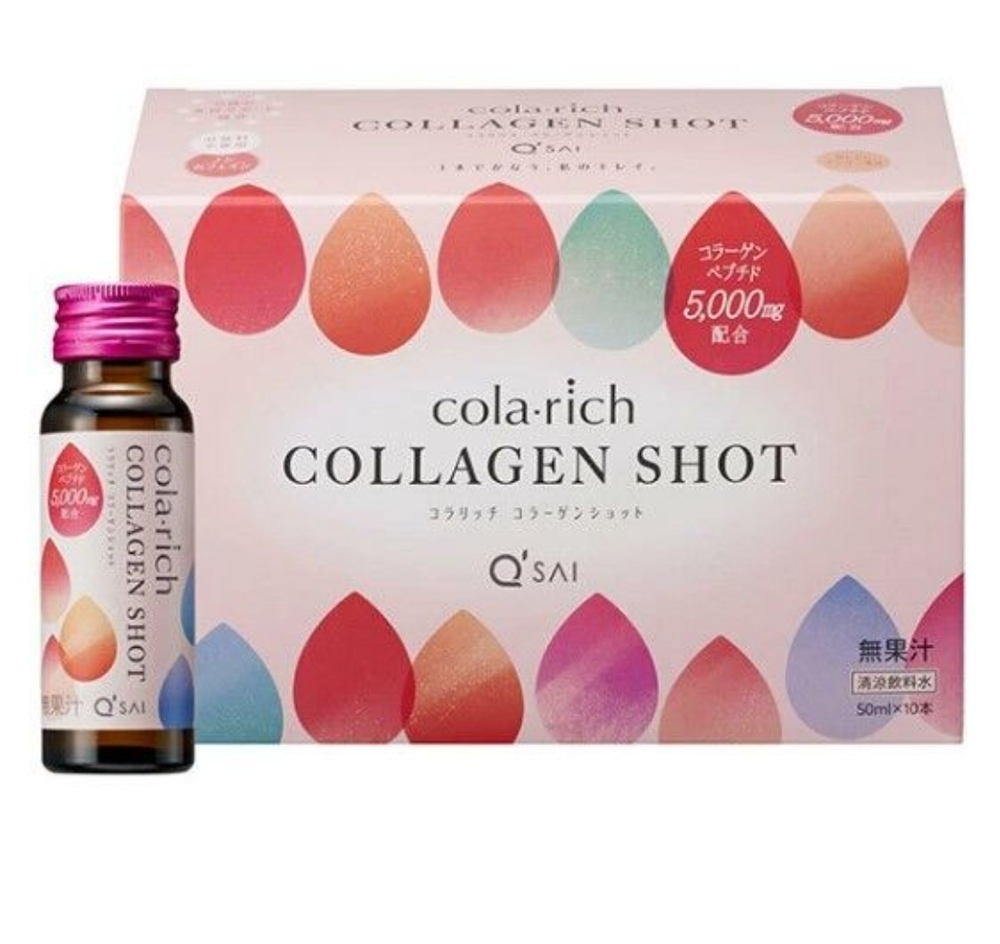 Q'sai Cola rich Collagen Shot - коллагеновый питательный напиток с богатым составом