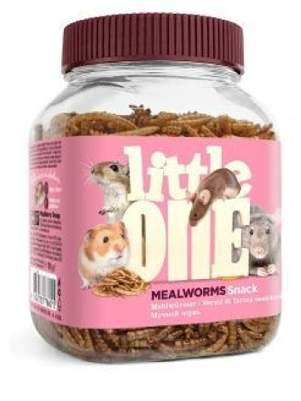 Little One Мучной червь лакомство для всеядных грызунов 70г