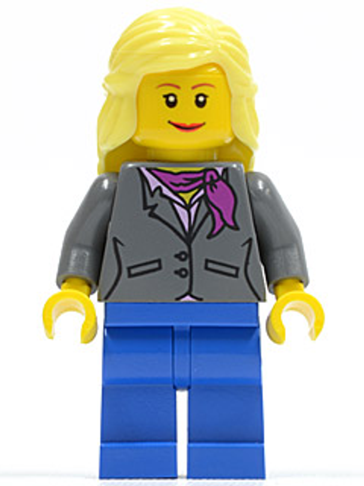 Минифигурка LEGO twn119 Темно-голубовато-серая куртка