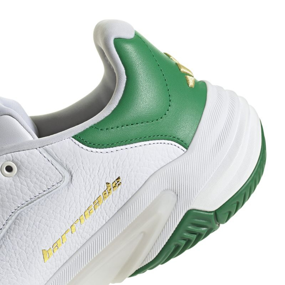Теннисные кроссовки Adidas Barricade 13 M Leather - white/cloud white/cloud white