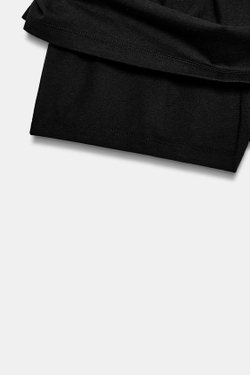 ZARA МИНИ-ЮБКА-ШОРТЫ, ЧЕРНЫЙ