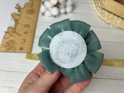 Бант (цветок) ОРГАНЗА микс 8,5см