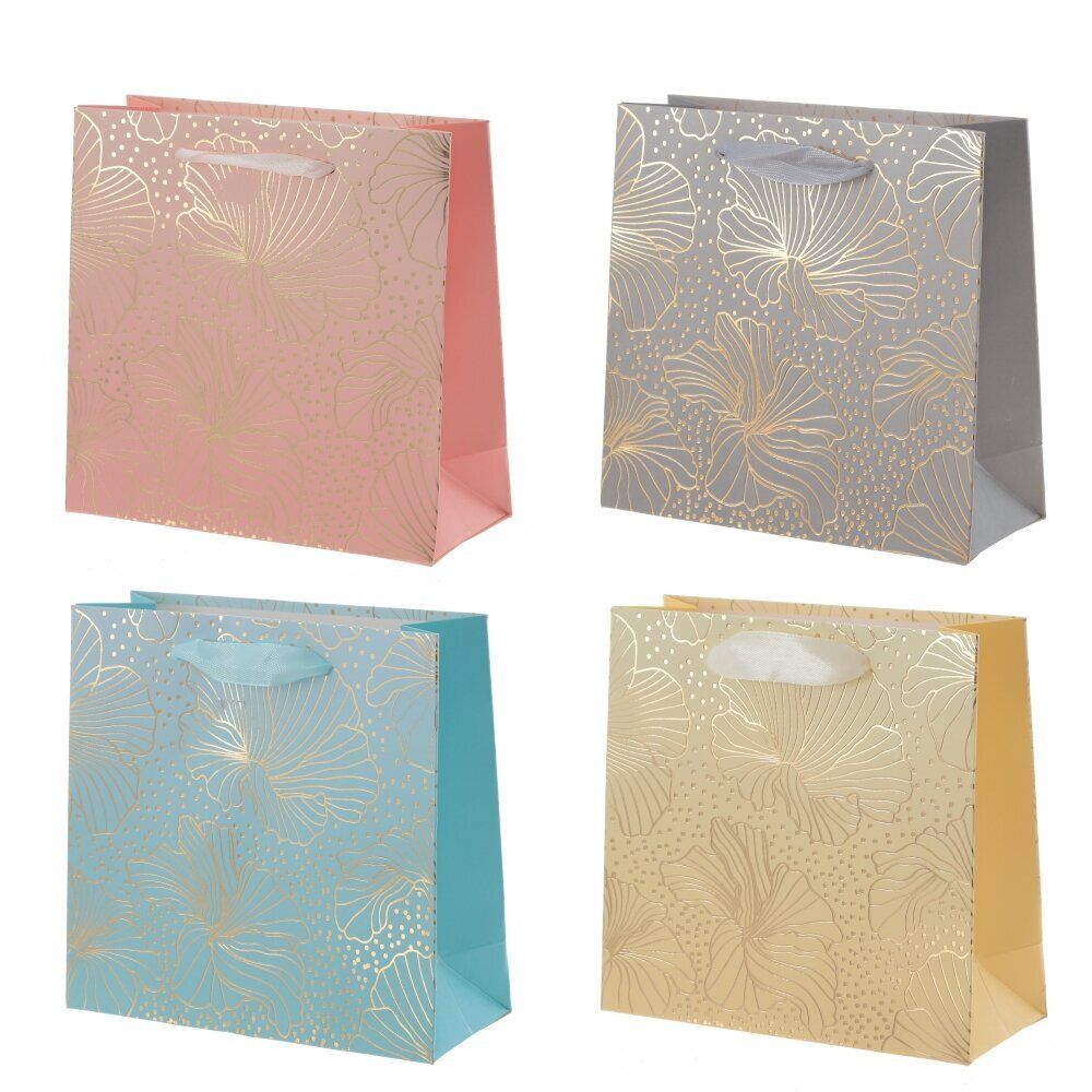 GAEM Пакет подарочный XS (бумага 210г/м2, блок микс 12шт), L15 W6 H14,5 см, 4в.