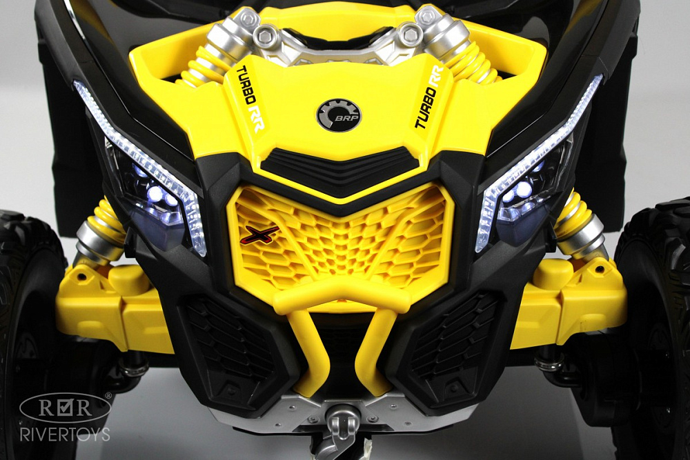 Детский электромобиль RiverToys BRP Can-Am Maverick Y111YY желтый