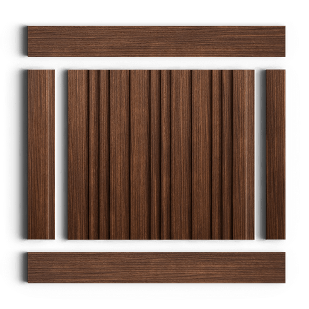 Стеновая панель HiWood декорированная, 270x12 см