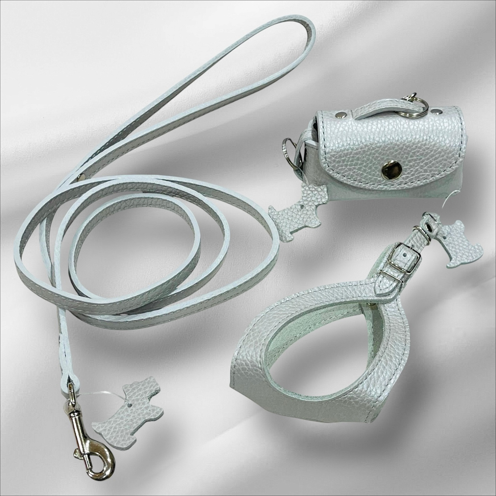 9312 Клатч для пакетиков кожаный "Перламутр" / PREMIUM