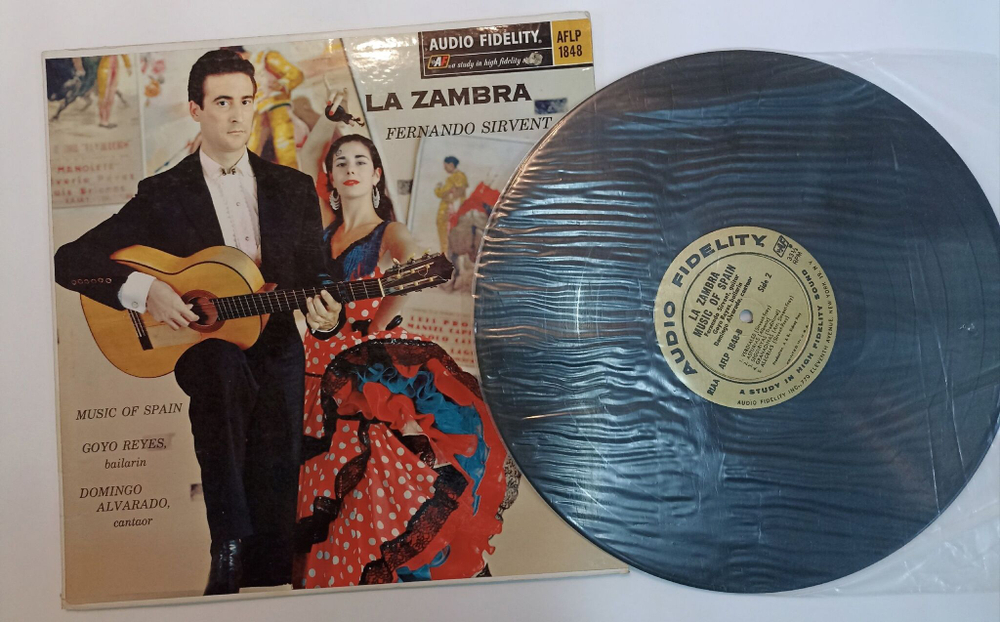 Винтажная виниловая пластинка LP Fernando Sirvent La Zambra (USA 1959)