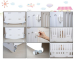 Классическая детская кроватка Agashi Mom Side 21 (белый)