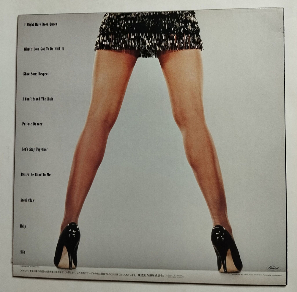 Винтажная виниловая пластинка LP Tina Turner Private Dancer (Japan 1984) (No Obi)