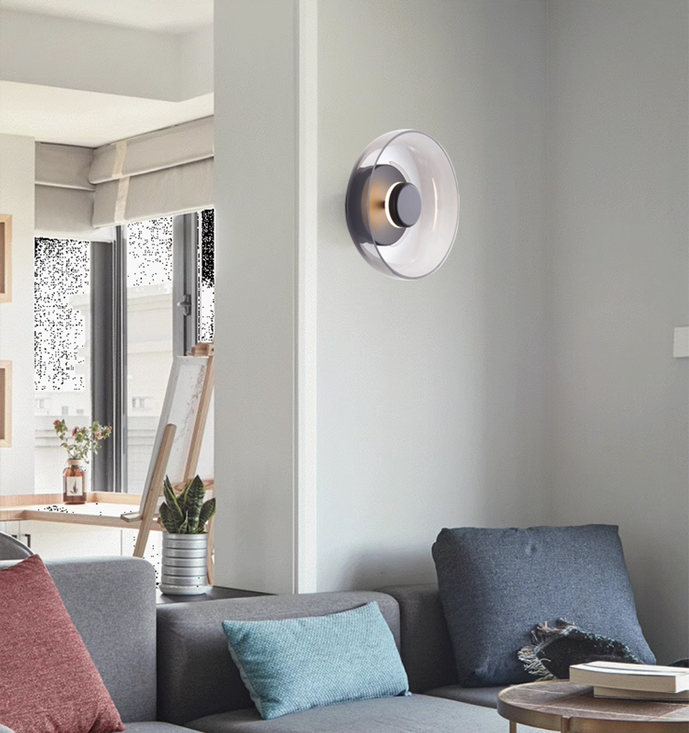 Wall design lamp  Blossi by Nuura (Black)