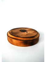 Тарелка деревянная из массива кедра