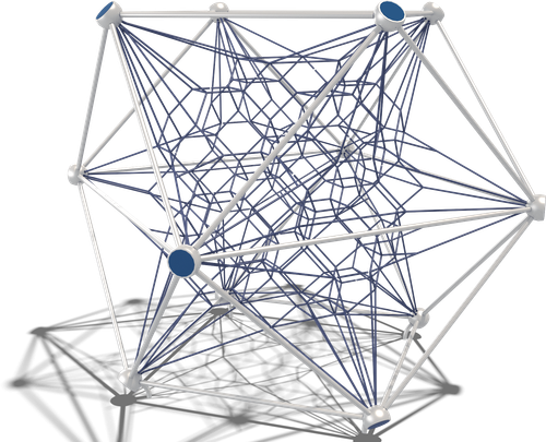 Гибкие элементы для лазания Кассиопея (паттерн Fairytale)