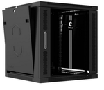 Шкаф настенный 19", 9U Cabeus SH-05F-9U60/60-BK