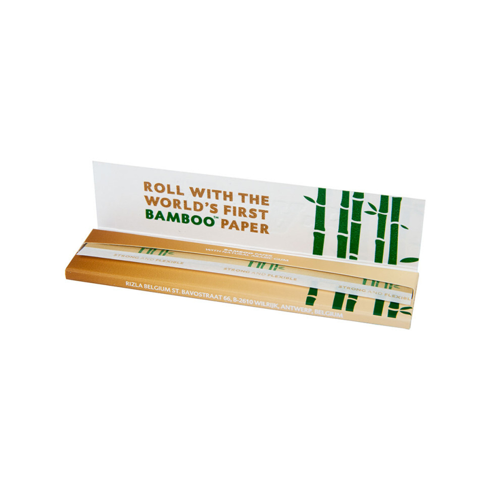 Бумага для самокруток RIZLA+ King Size Bamboo (Бамбук, Прозрачная) 32л.