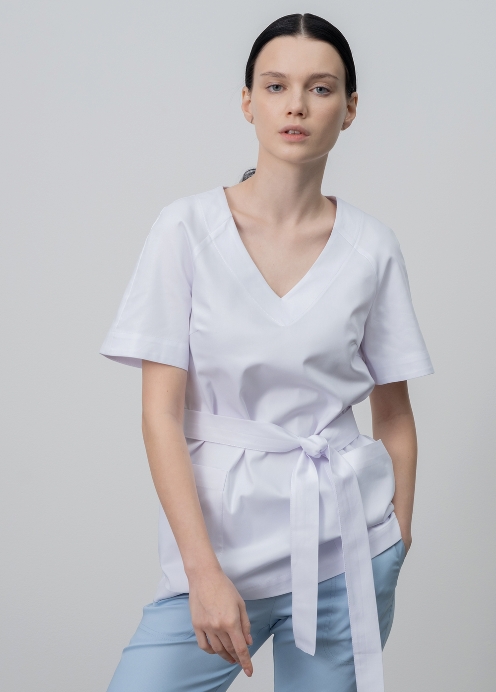 Медицинская туника с рукавом реглан